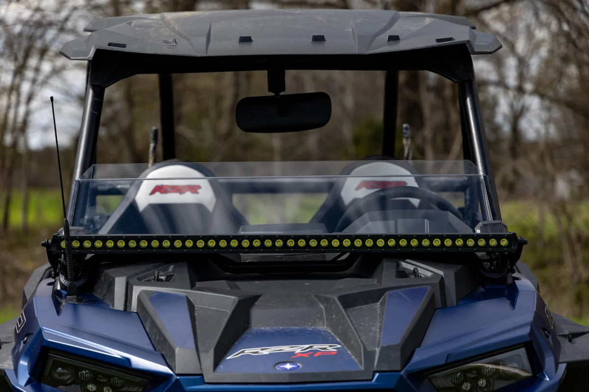 Rough Country Polaris RZR XP 1000 40" Black Single Row Front Mount LED Light Kit