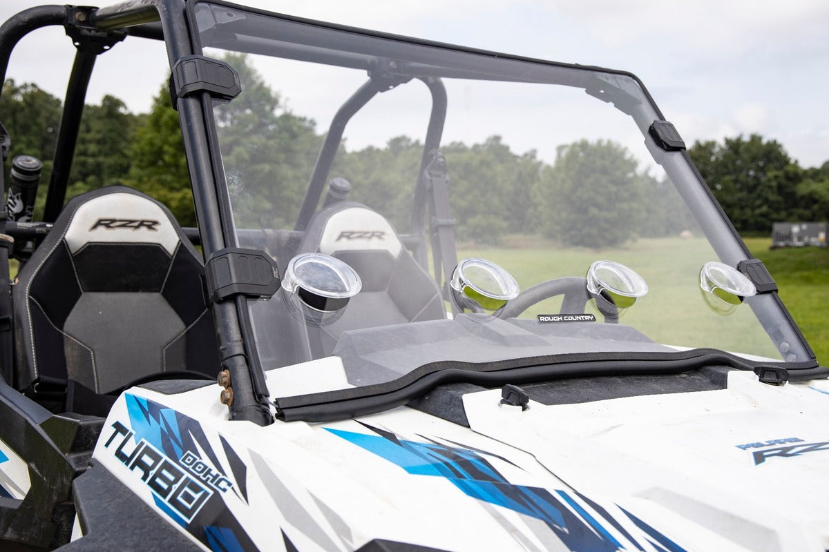 Rough Country Polaris RZR XP 1000 Scratch Resistant Vented Full Windshield