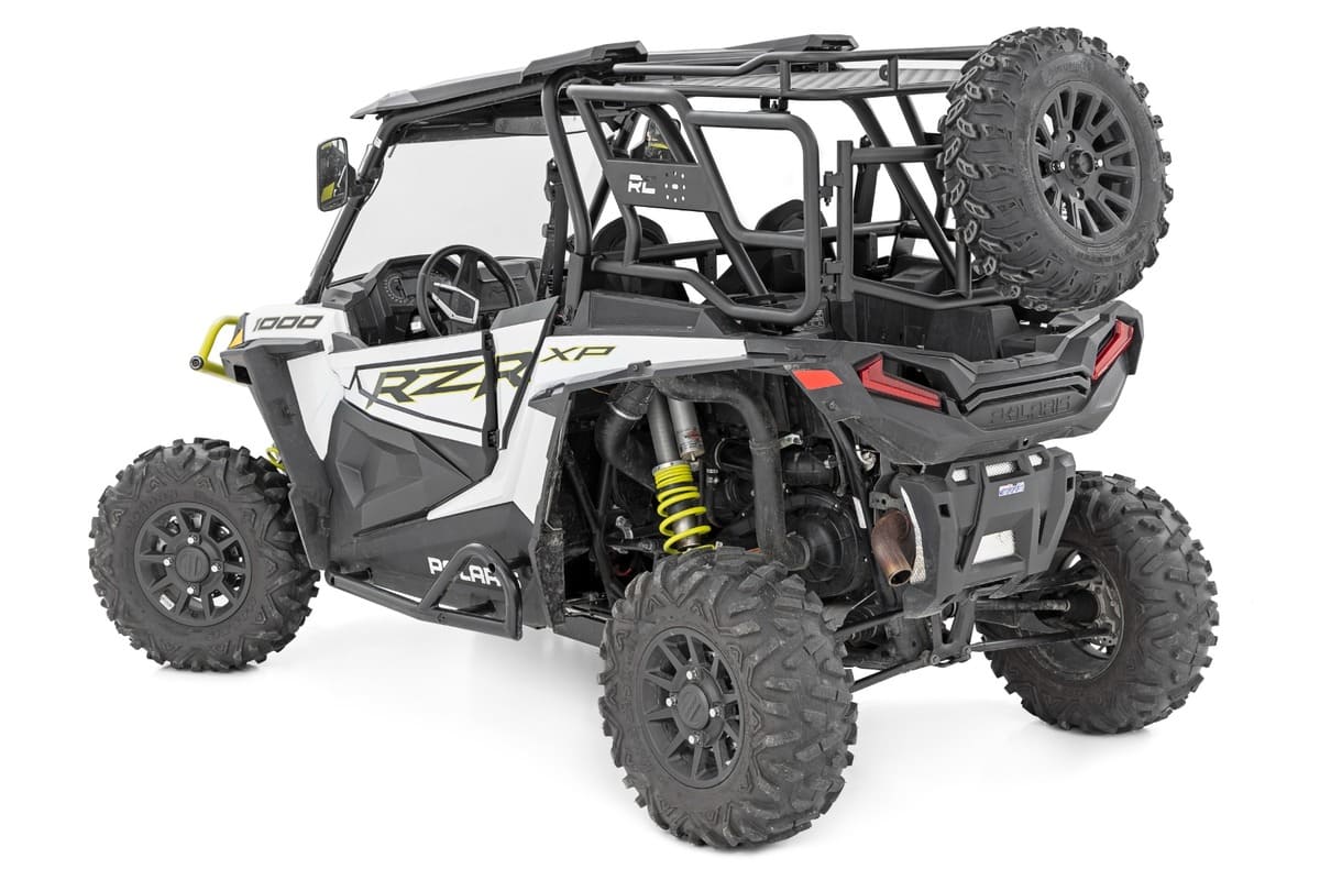 Rough Country Polaris RZR XP 1000 Spare Tire Mount Tubular Rear Cargo Rack