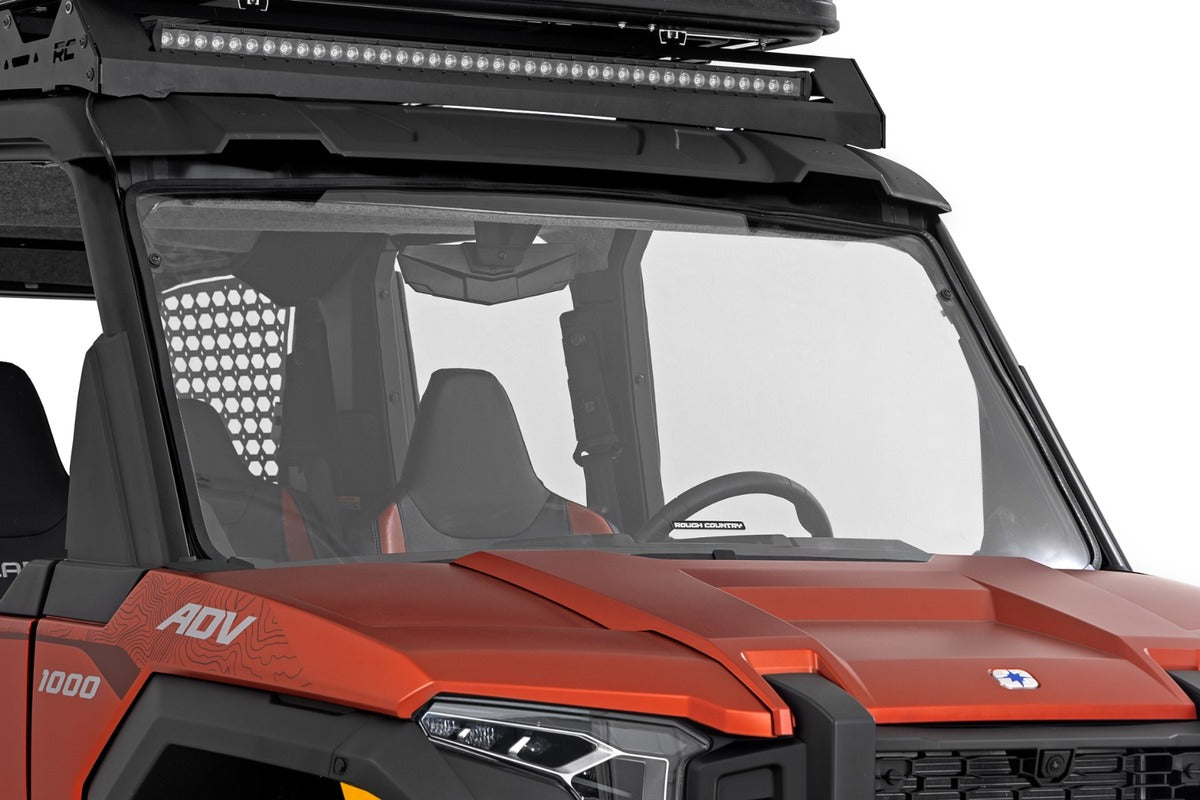 Rough Country Polaris Xpedition ADV 5 Scratch Resistant Full Windshield