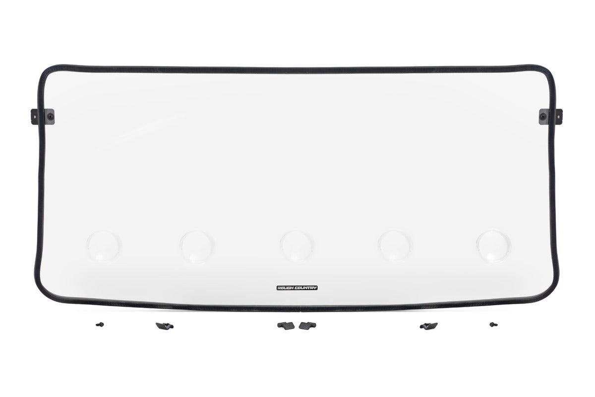 Rough Country Polaris Xpedition XP 5 Scratch Resistant Vented Full Windshield