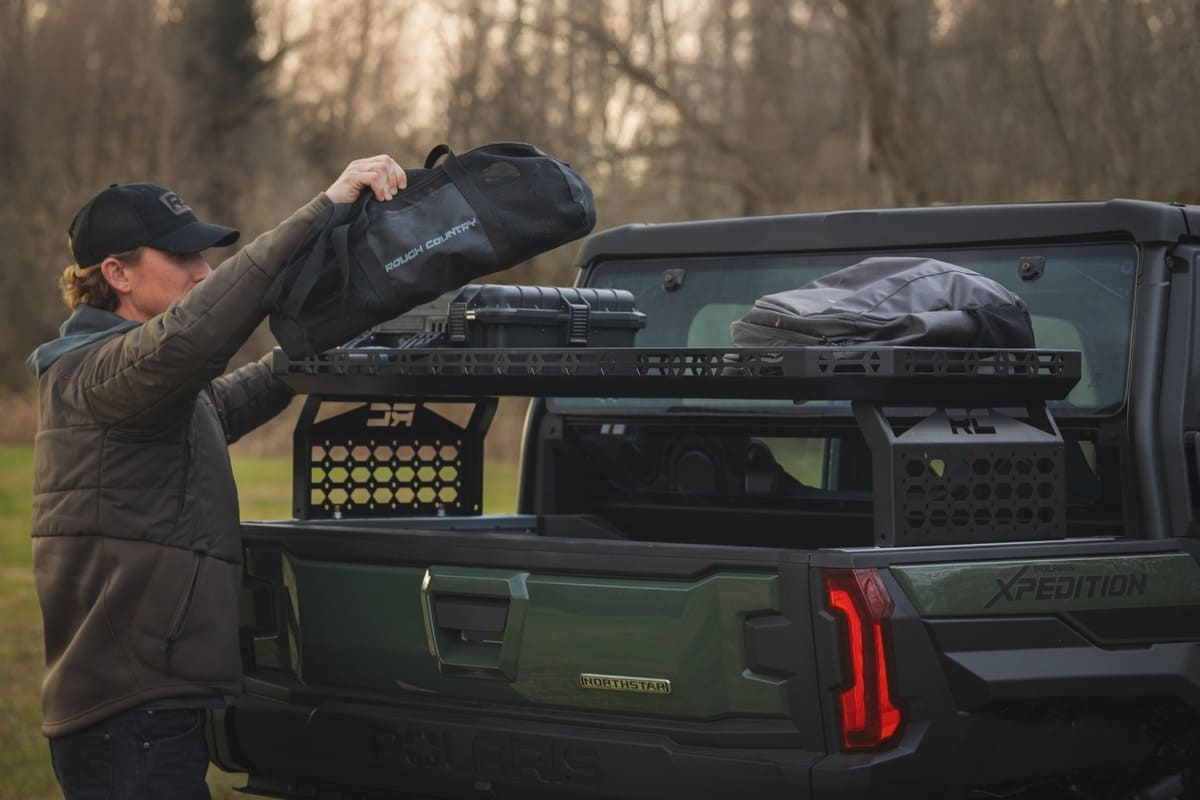 Rough Country Polaris Xpedition XP Spare Tire Mount Bed Rack