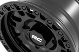 Rough Country Semi Gloss Black 14x7/4x137 One Piece 82 Series Wheel