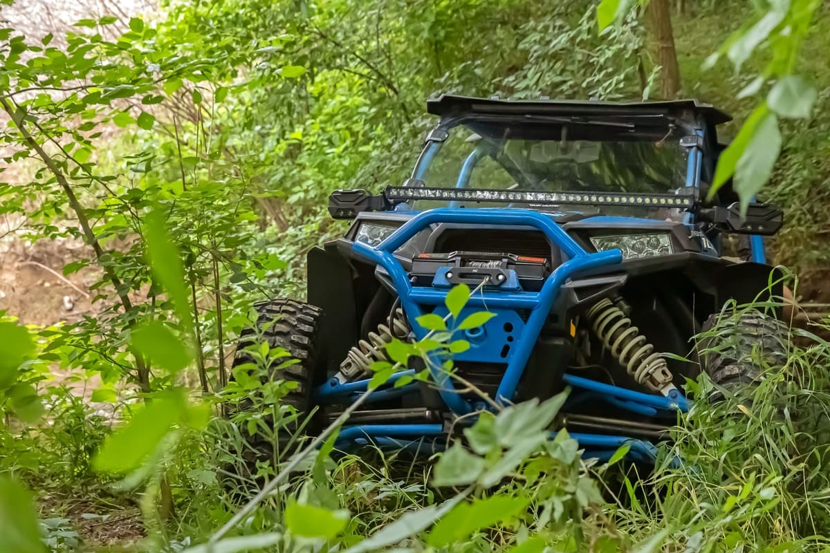 Rough Country UTV 6500 lb Winch w/ Remote Synthetic Rope