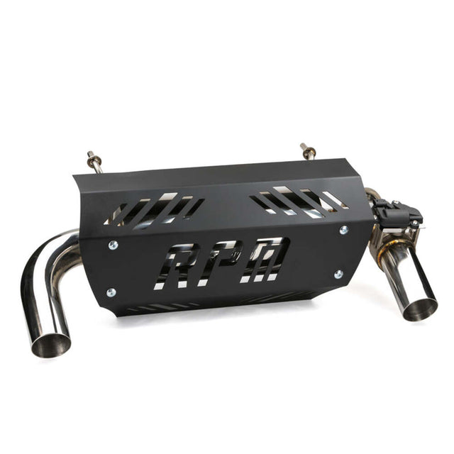 RPM '16-'22 Polaris RZR XP Turbo / Turbo S Dual Tip E-Valve Muffler Captains Choice Exhaust