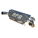 RPM '16-'22 Polaris RZR XP Turbo / Turbo S Dual Tip E-Valve Muffler Captains Choice Exhaust