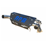 RPM '16-'22 Polaris RZR XP Turbo / Turbo S Dual Tip E-Valve Muffler Captains Choice Exhaust