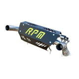 RPM '16-'22 Polaris RZR XP Turbo / Turbo S Dual Tip E-Valve Muffler Captains Choice Exhaust