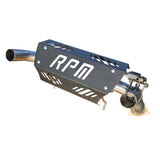 RPM '16-'22 Polaris RZR XP Turbo / Turbo S Dual Tip E-Valve Muffler Captains Choice Exhaust