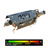 RPM '16-'22 Polaris RZR XP Turbo / Turbo S Dual Tip E-Valve Muffler Captains Choice Exhaust