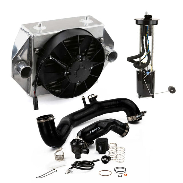 RPM  '17-'19 Can-Am Maverick X3 Upgrade kit Big Core Intercooler Fuel Pump & Silicone 120HP to 170+HP