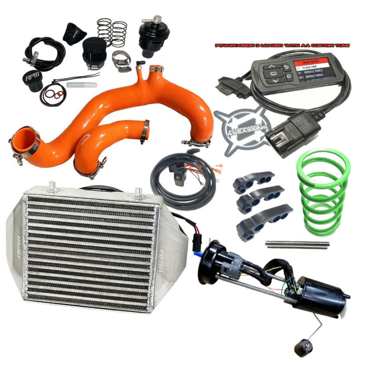 RPM 17-19 X3 120HP to 205HP Complete Upgrade Kit X3 Big Core Intercooler Kit + Tuner