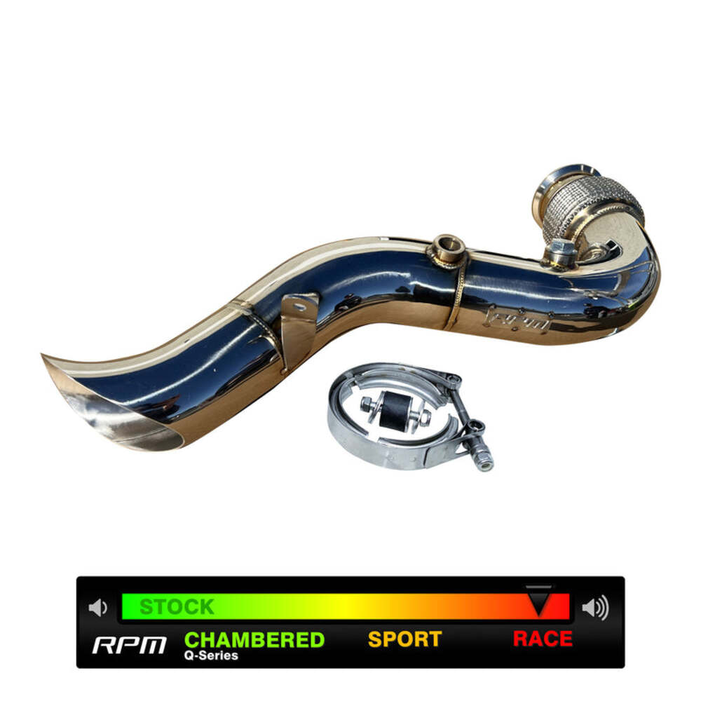 RPM '17-'25 Can-Am Maverick X3 Turbo Back 3" Full Race Drag Pipe