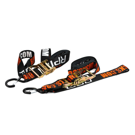RPM 2" x 10ft Heavy Duty 3,300Lb Ratchet Strap Tie Downs - 2 Pack