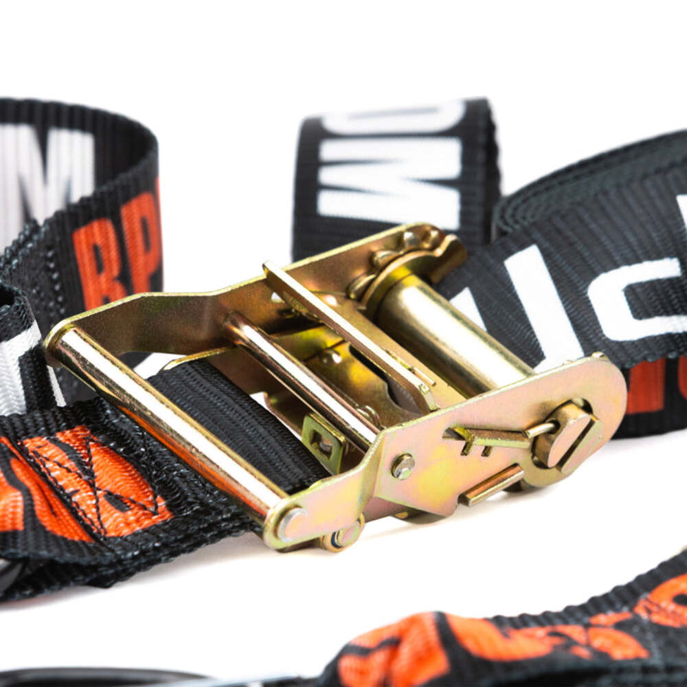 RPM 2" x 10ft Heavy Duty 3,300Lb Ratchet Strap Tie Downs - 2 Pack