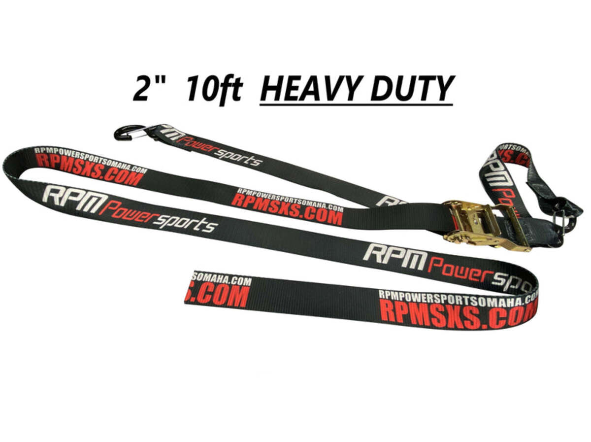 RPM 2" x 10ft Heavy Duty 3,300Lb Ratchet Strap