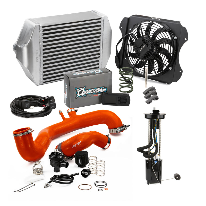 RPM '20-'22 Can-Am Maverick X3 120HP to 205HP Complete Upgrade Kit X3 Big Core Intercooler Kit & Tuner