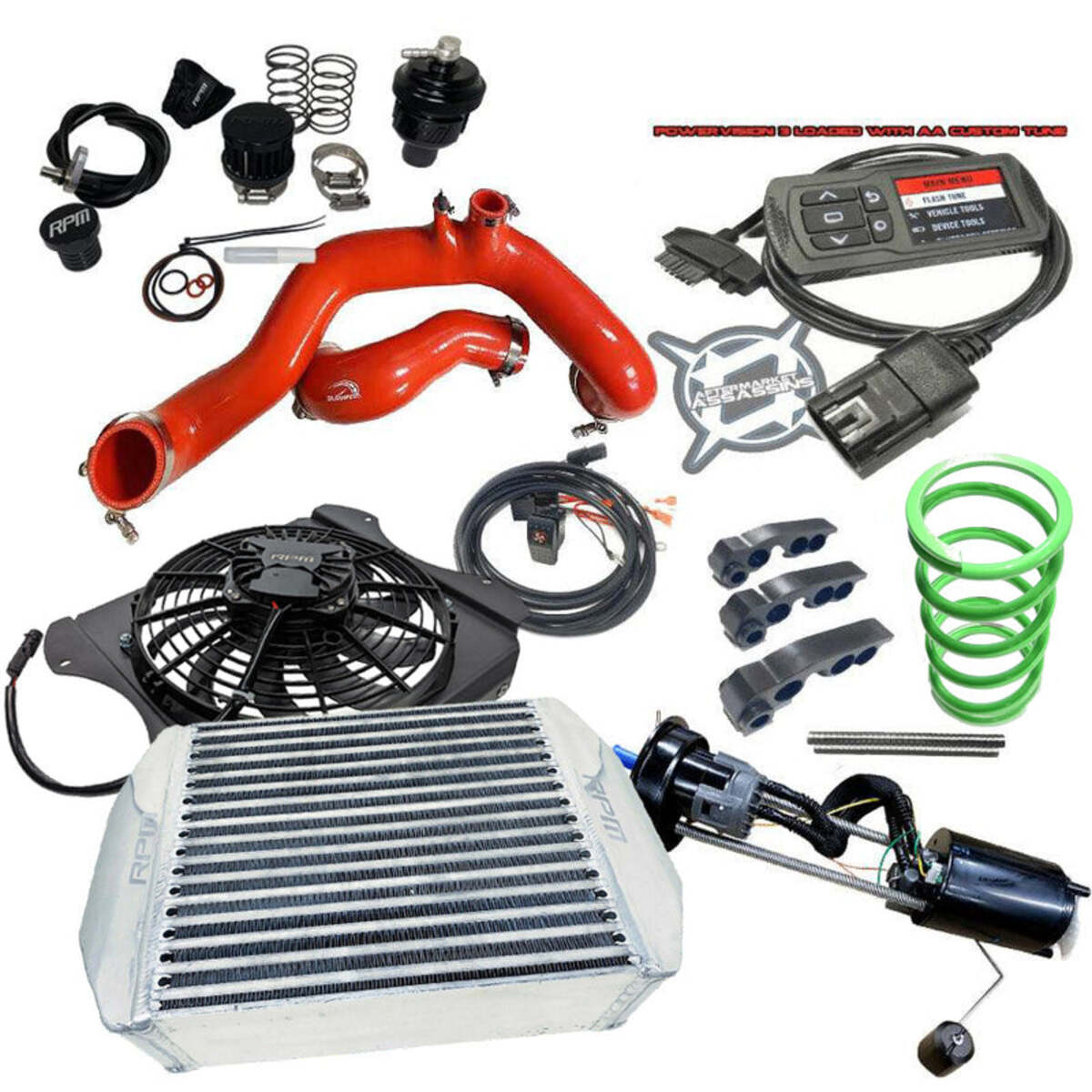 RPM '20-'22 X3 120HP to 205HP Complete Upgrade Kit X3 Big Core Intercooler Kit and Tuner