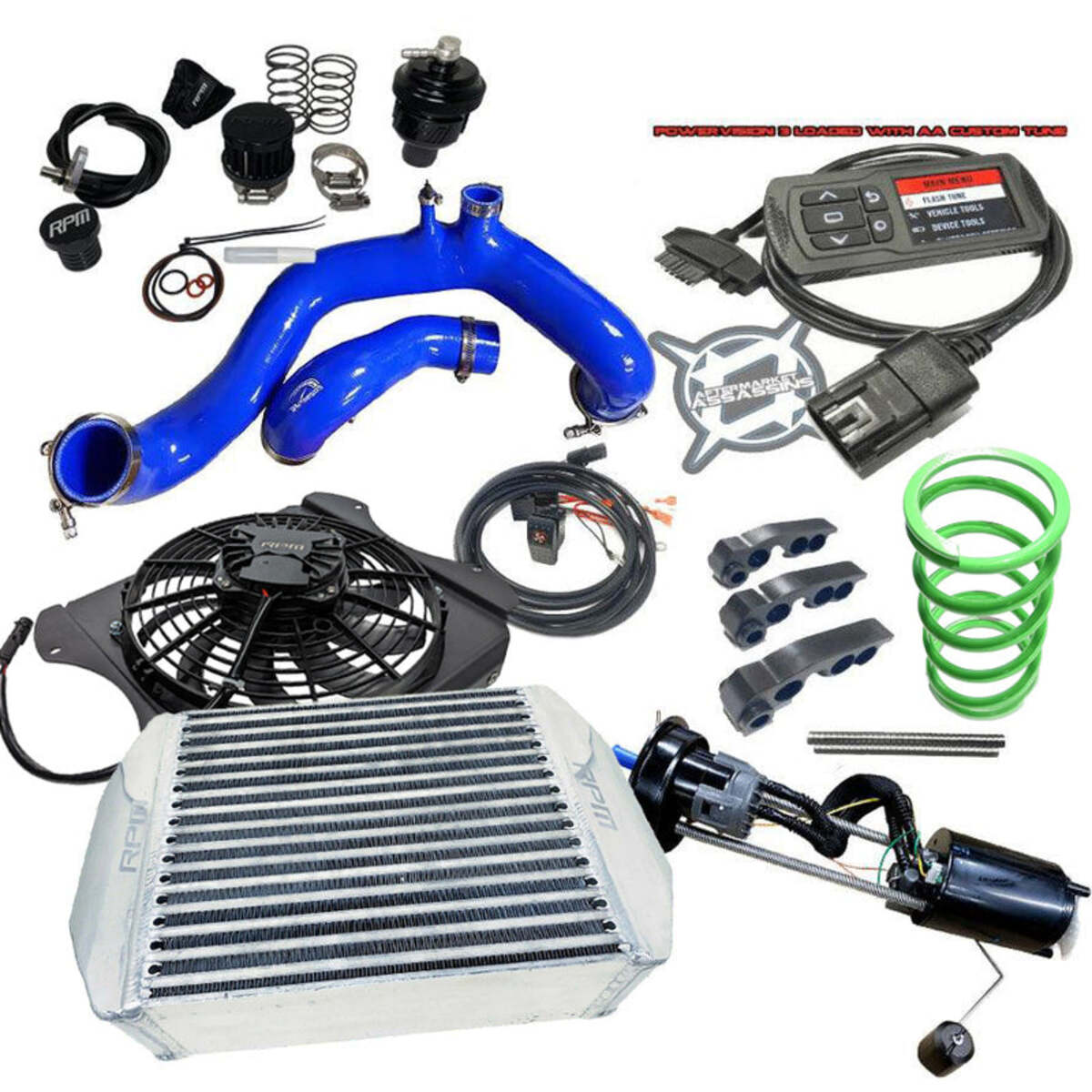 RPM '20-'22 X3 120HP to 205HP Complete Upgrade Kit X3 Big Core Intercooler Kit and Tuner