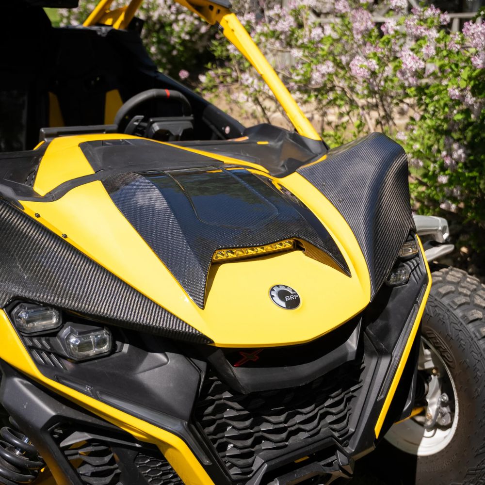RPM Powersports '24+ Can-Am Maverick R Carbon Fiber Full Coverage Hood