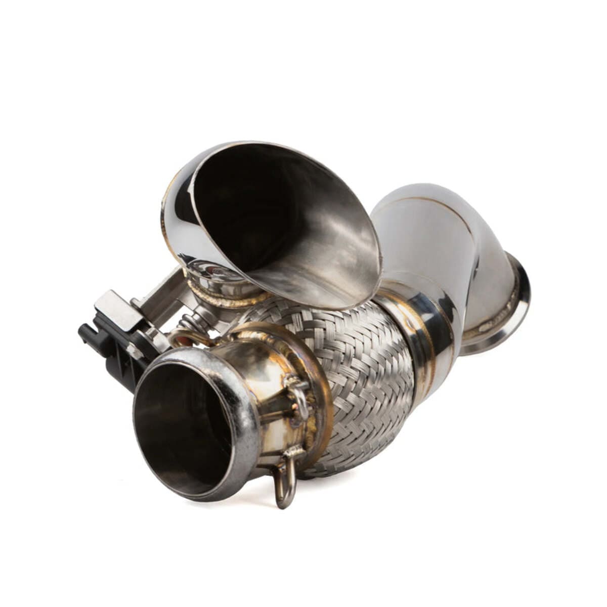 RPM Cam-Am Maverick R MAX Side Exit E-Valve Down Pipe - 2 Seat