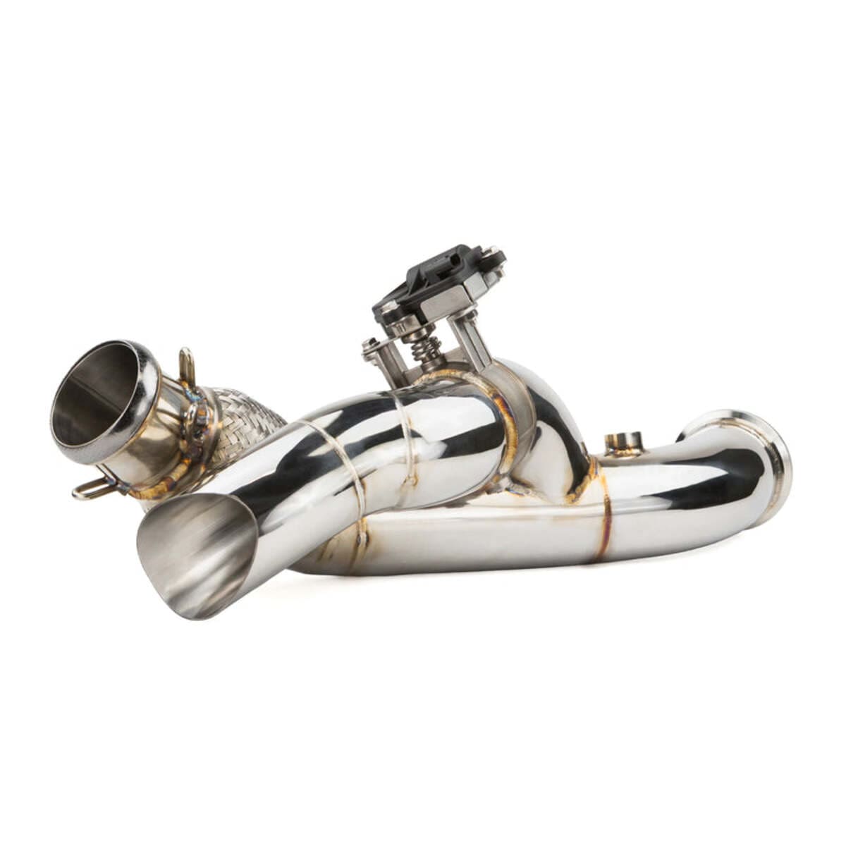 RPM Cam-Am Maverick R MAX Side Exit E-Valve Down Pipe - 2 Seat