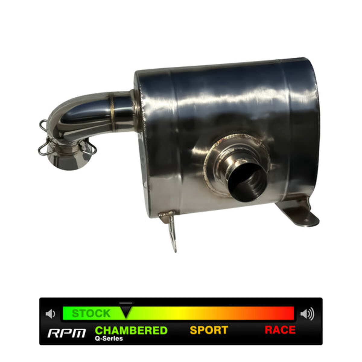 RPM Can-Am Maverick R 3" Chambered Q-Series Muffler & Exhaust System