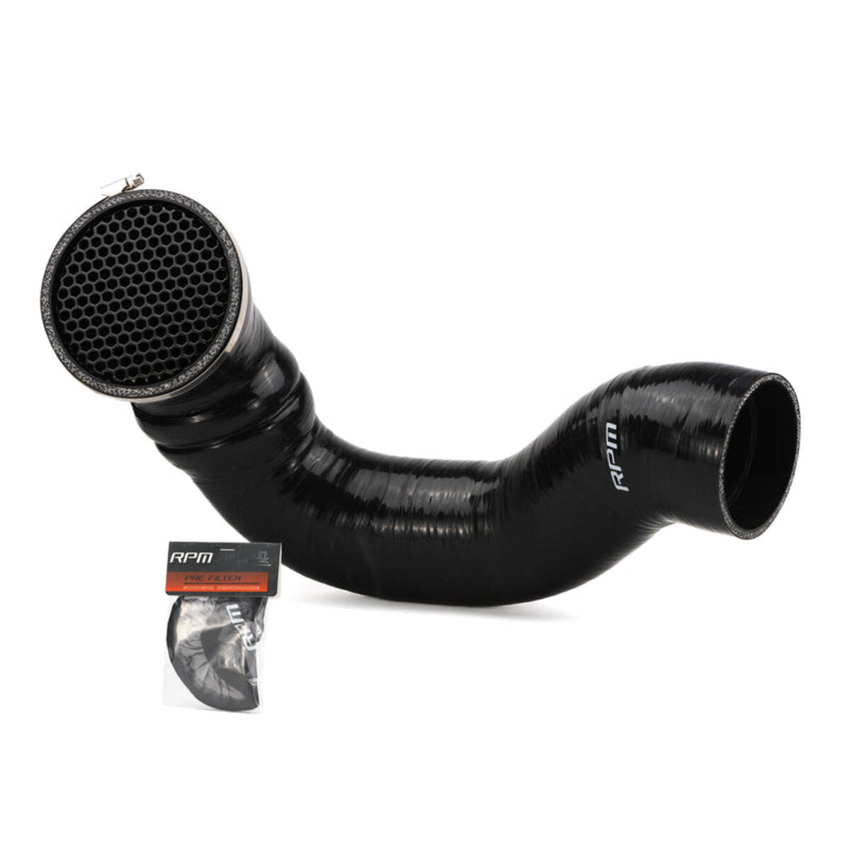 RPM Can-Am Maverick R Big Fatty Intake Tube w/ Debris Cage and Pre Filter