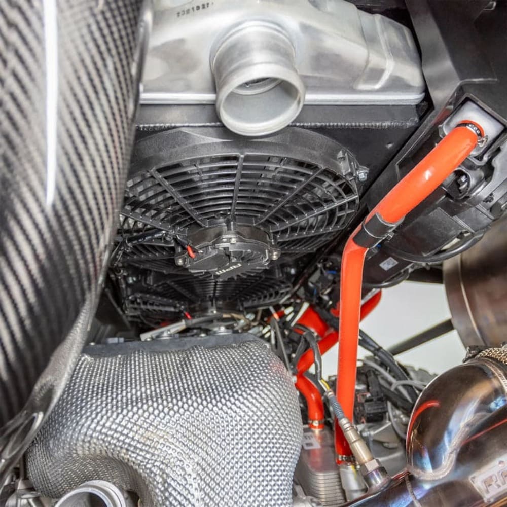 RPM Can-Am Maverick R Brushless Intercooler Fans & Shroud Kit