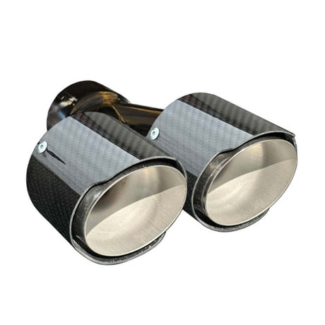 RPM Can-Am Maverick R Carbon Colored Dual Exhaust Tips