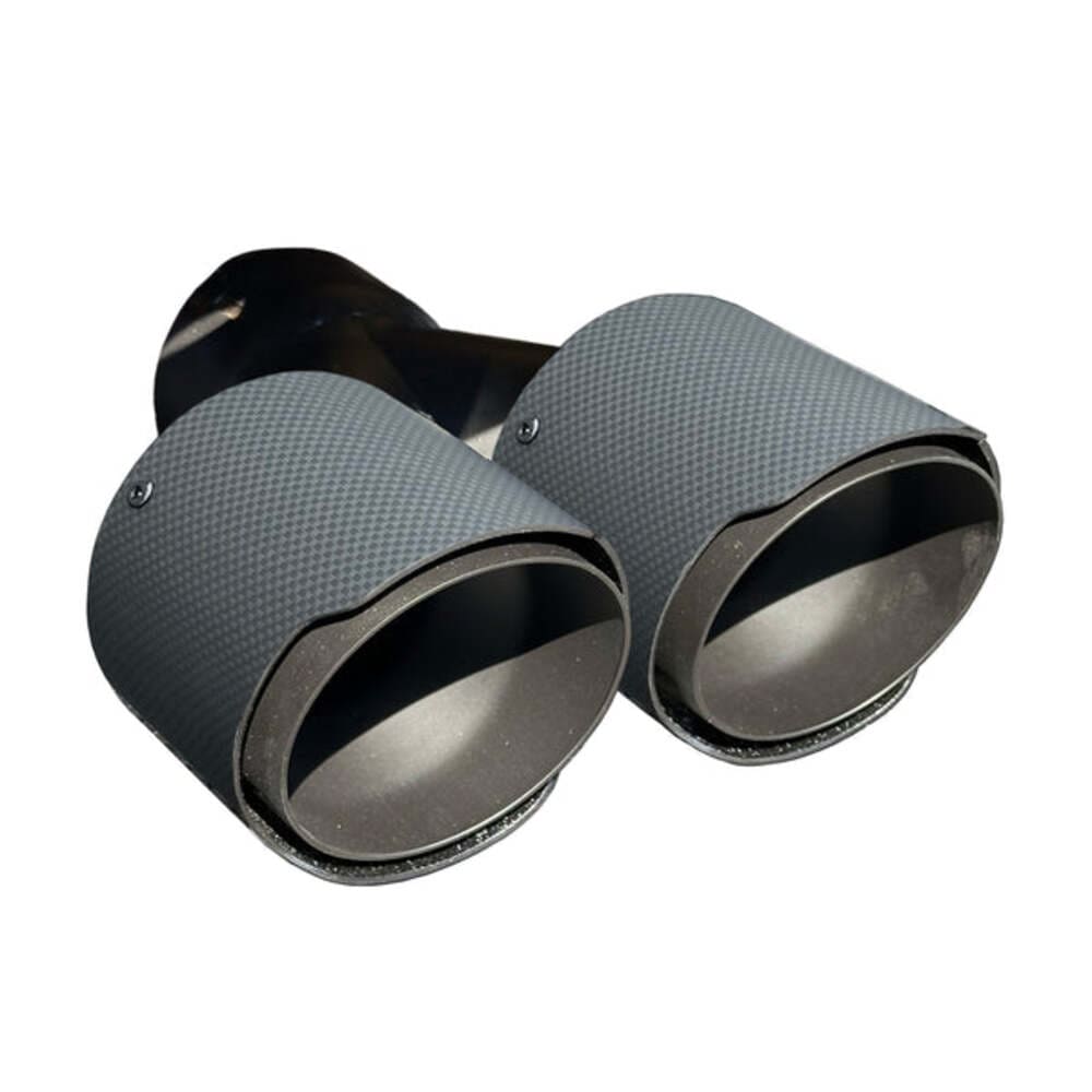 RPM Can-Am Maverick R Carbon Colored Dual Exhaust Tips