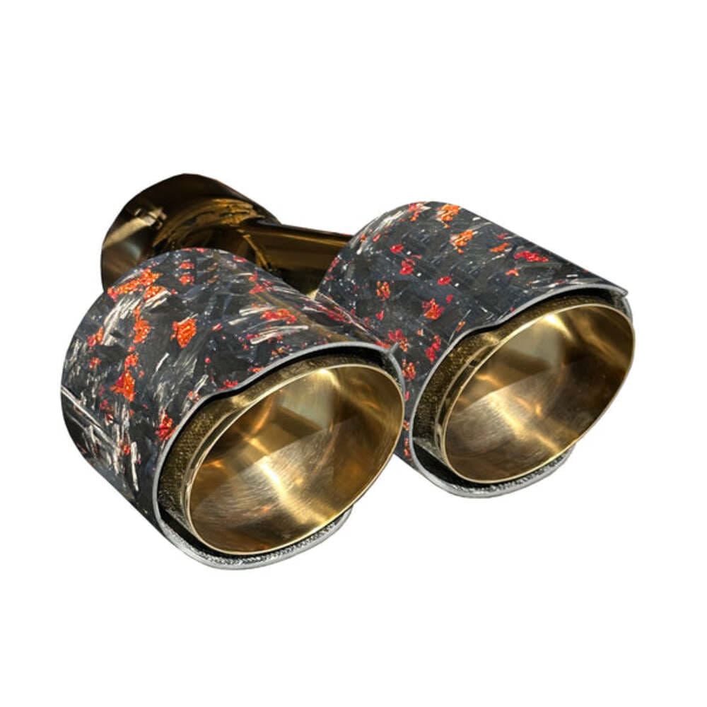 RPM Can-Am Maverick R Carbon Colored Dual Exhaust Tips