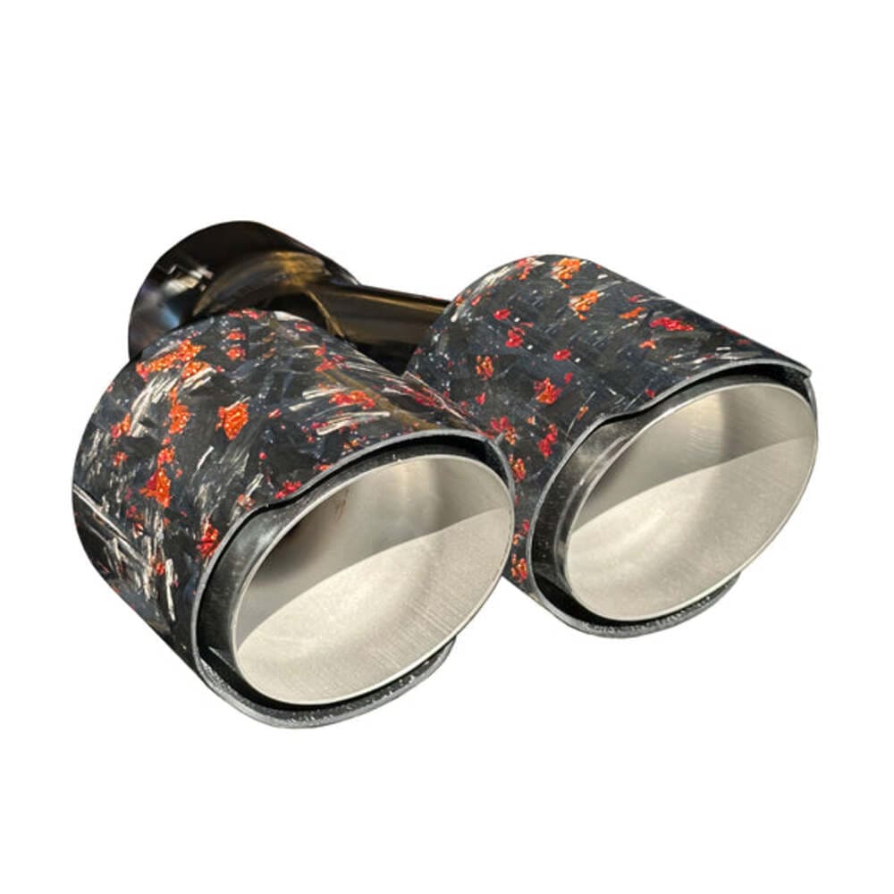 RPM Can-Am Maverick R Carbon Colored Dual Exhaust Tips