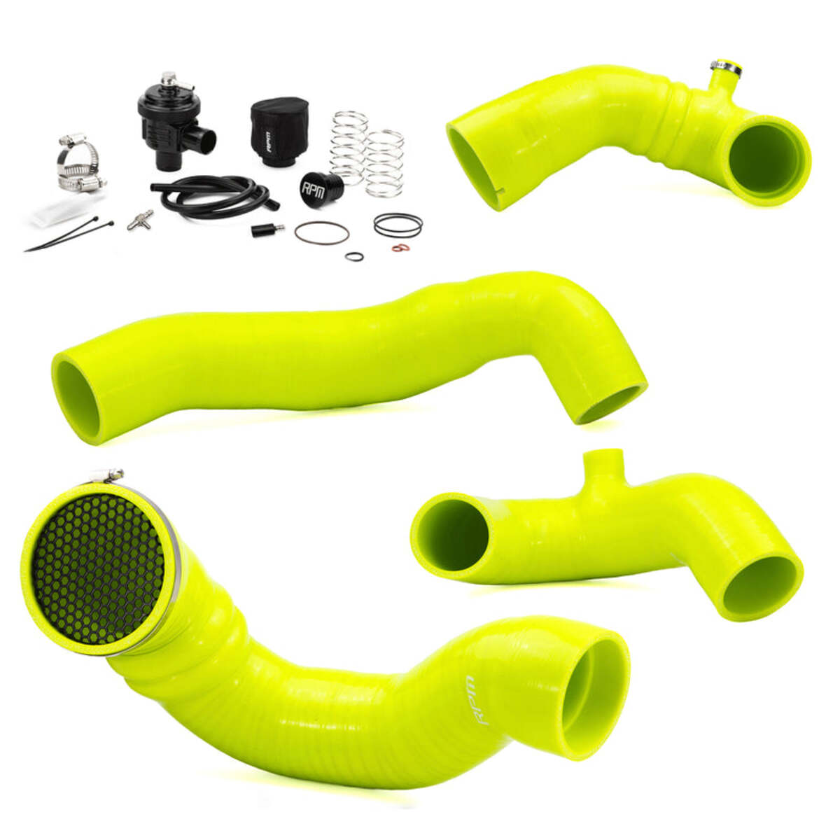 RPM Can-Am Maverick R Complete Silicone Upgrade Kit - Intake + Charge Tubes and BOV