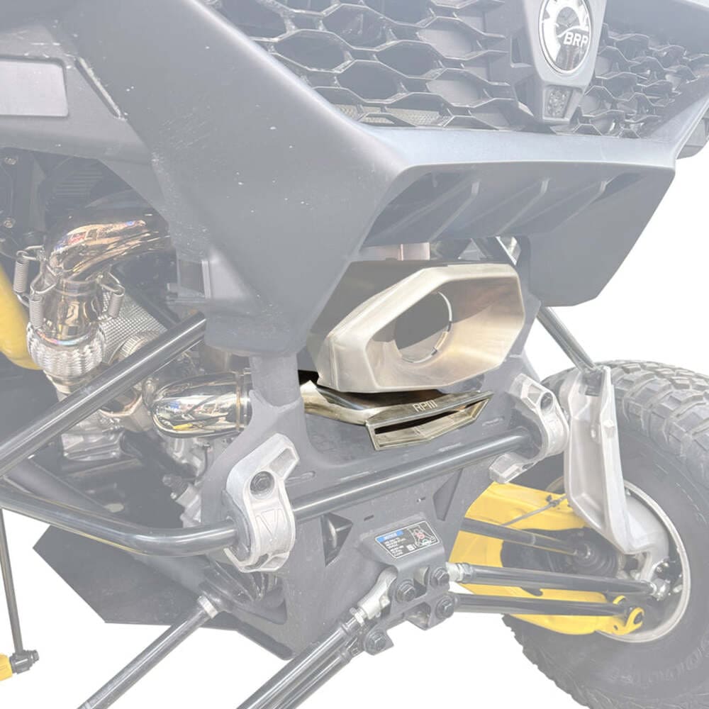 RPM Can-Am Maverick R Stainless Brushed Blued & Black E-Valve TIP