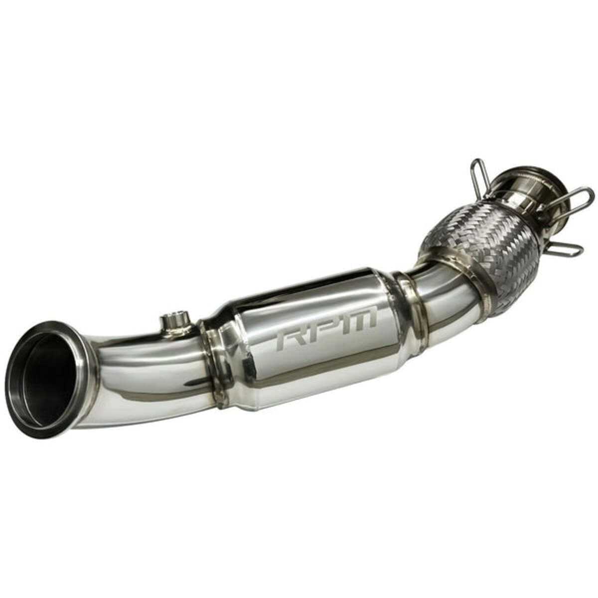 RPM Can-Am Maverick R Turbo 3" Big Mouth Mid Pipe - With 6" Resonator