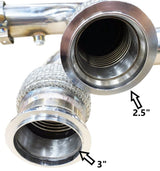 RPM Can-Am Maverick X3 E-Valve 3" Electronic Dump Valve Exhaust / Mid pipe