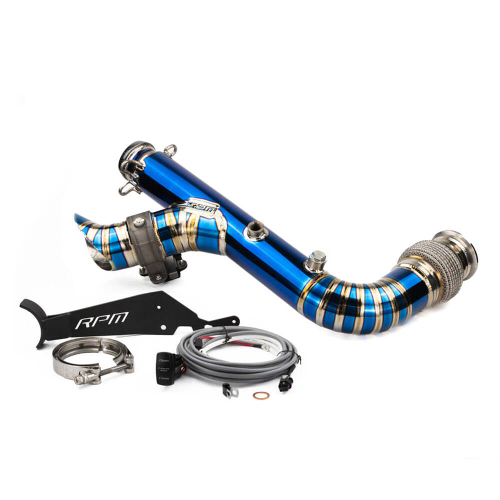 RPM Can-Am Maverick X3 Titanium TI E-Valve 3" Electronic Dump Valve Exhaust Mid Pipe