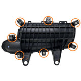 RPM Can-Am Maverick X3 Turbo Billet Plenum Clamps Reinforcements