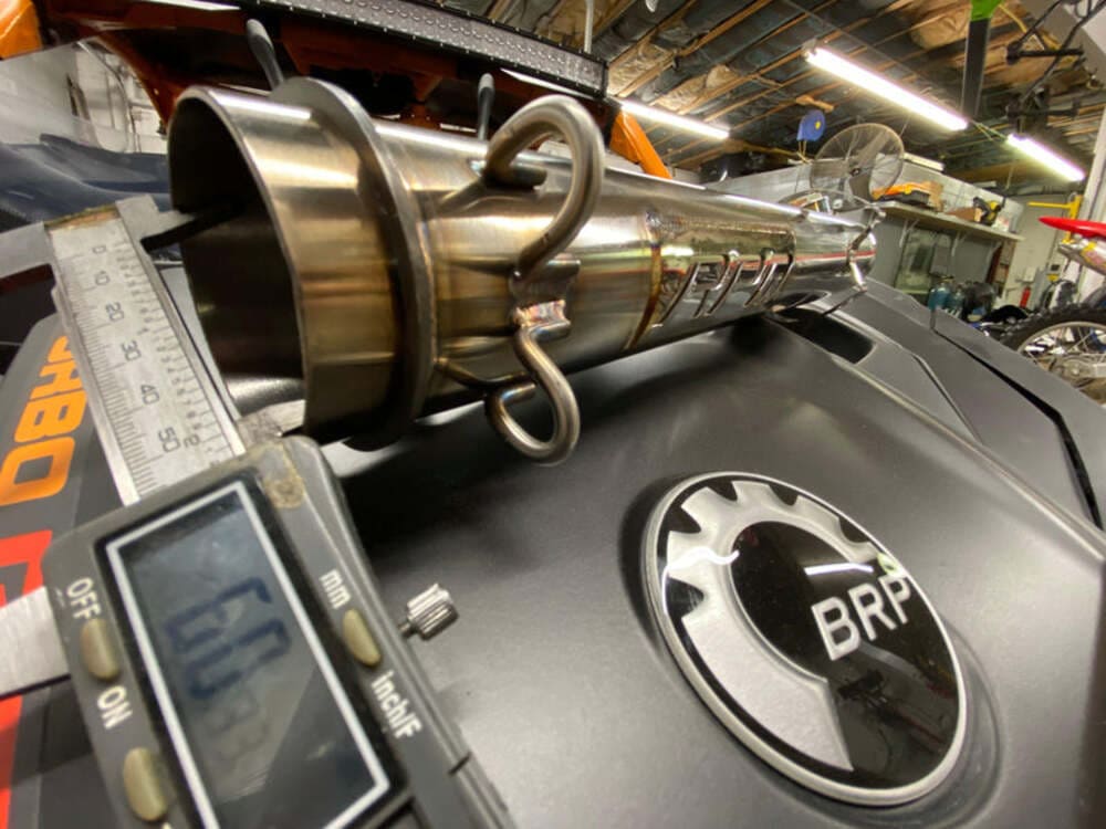 RPM Can-Am Maverick X3 Turbo R / RR Big Mouth Cat Delete Bypass Mid Race Pipe