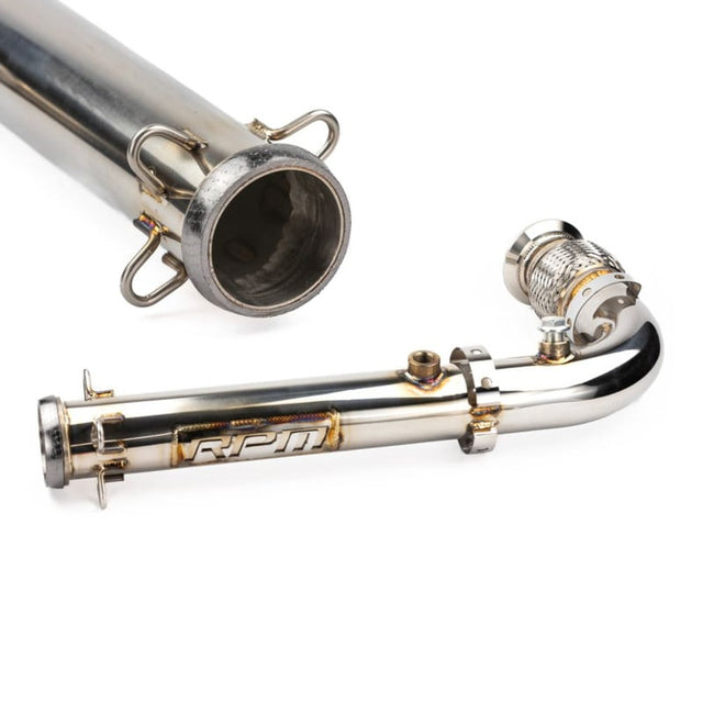 RPM Can-Am Maverick X3 Turbo R / RR Big Mouth Cat Delete Bypass Mid Race Pipe