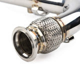 RPM Can-Am Maverick X3 Turbo R / RR Big Mouth Cat Delete Bypass Mid Race Pipe