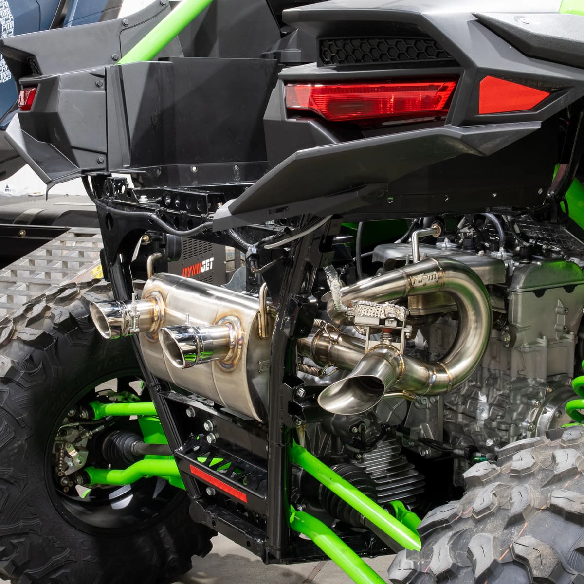 RPM Kawasaki Teryx H2 3/4 Exhaust – 2.5" Mid Pipe + Chambered Muffler/Straight or E-Valve Option