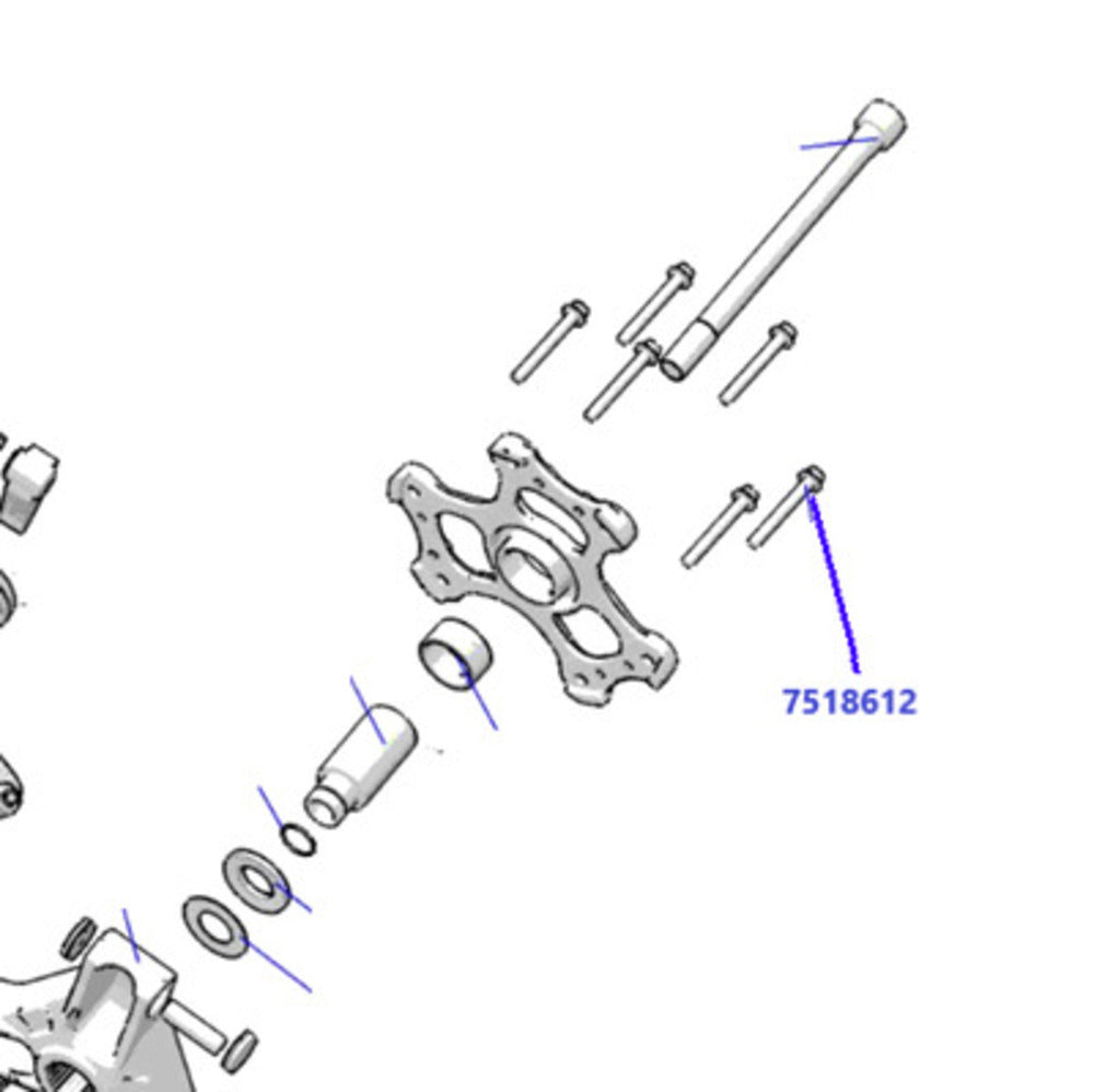 RPM Polaris RZR M6X1X35mm Primary Clutch Cover Bolt