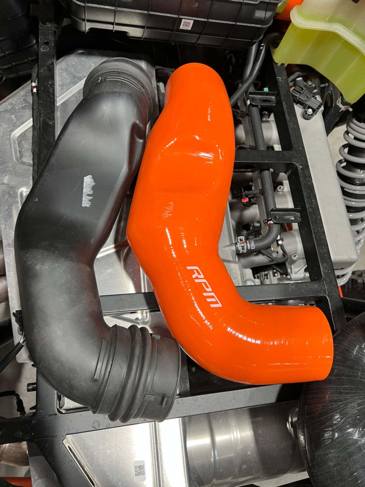 RPM Polaris RZR  Pro R 6PLY Silicone HD Intake Tube/ Bed To Airbox