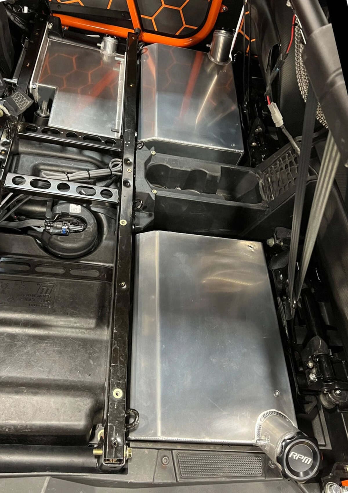 RPM Polaris RZR Pro R/ Turbo R 4 Seat 7.5 Gallon Floor Board Fuel Tank