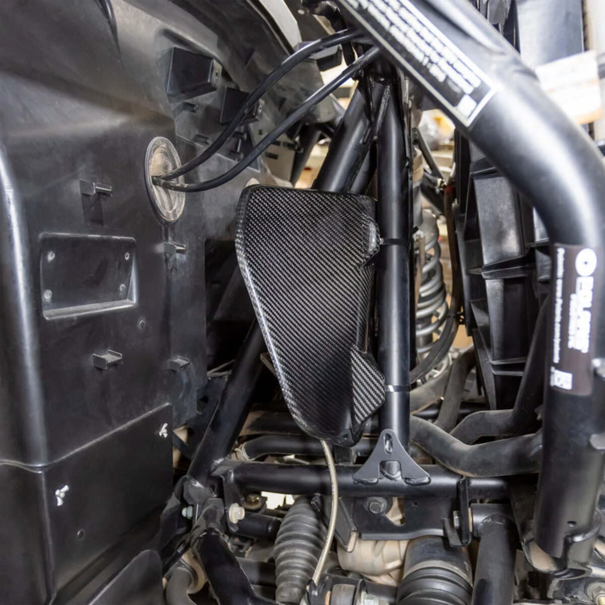 RPM Polaris RZR Pro XP Carbon Fiber Heat Deflector & Cab Cooling Panel