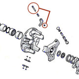 RPM Polaris RZR Titanium Clutch Shift Weight Bolts and Nuts