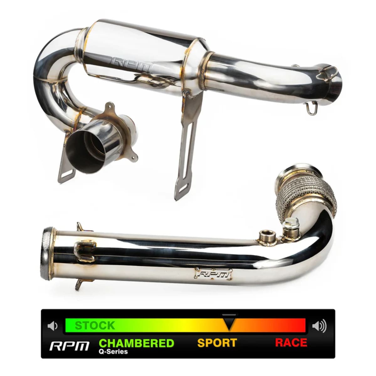 RPM Powersports '17-'26 Can-Am Maverick X3 3" Monster Core & Mid Pipe Full Muffler