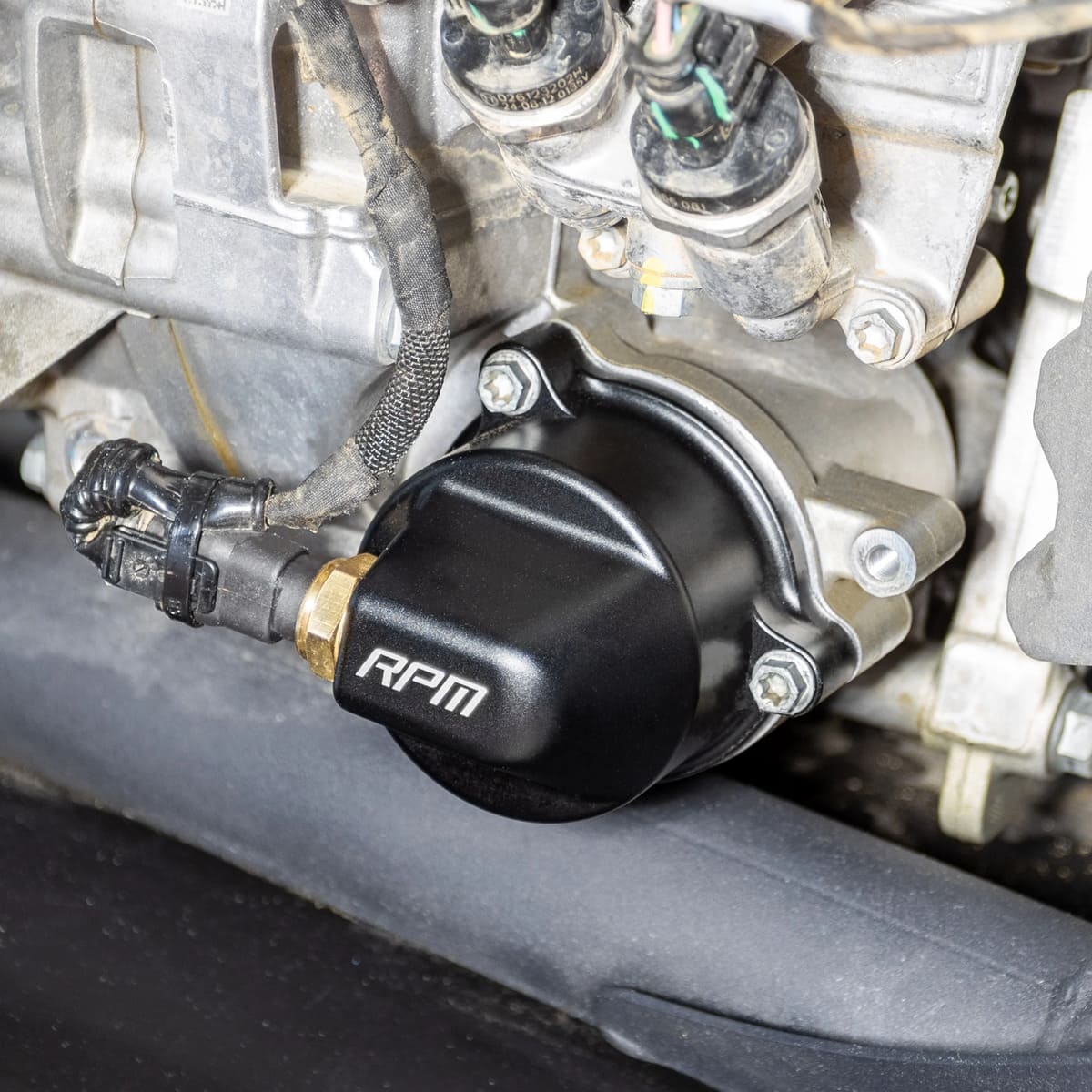 RPM Powersports Can-Am Maverick R Magnetic Transmission Filter Cover